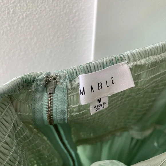 MABLE Light Green Floral Maxi Dress - Picture 5 of 11